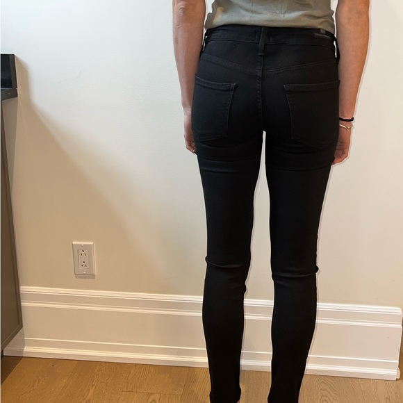 Citizens of humanity mid rise black jeans size 25 - Picture 3 of 5